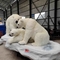 Realistische Animatronic Levensgrote ijsbeer Aangepast Beschikbaar 12 maanden garantie